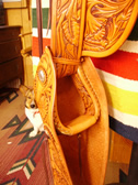 Chas Weldon custom made saddle