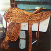 Chas Weldon custom made saddle