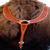 Martingale  with stainless steel ring by Harwood to match a custom order with Keith Valley's hand tooled Vaquero border