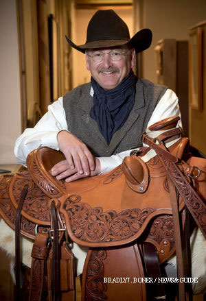 Keith Valley proprietor of Keith Valley Saddle Co. Jackson Hole Wyoming USA